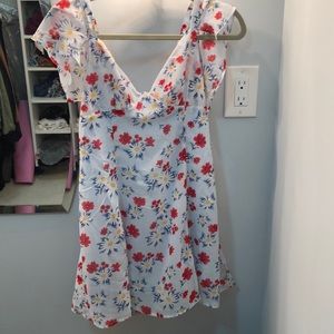 Forever 21 Blue flower dress
